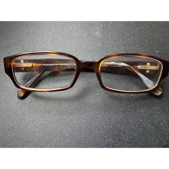 Chanel 3075 b c502 51-17 135 Eyeglasss Frames Beautiful - Picture 2 of 4